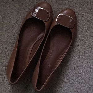 Ralph Lauren calfskin flats